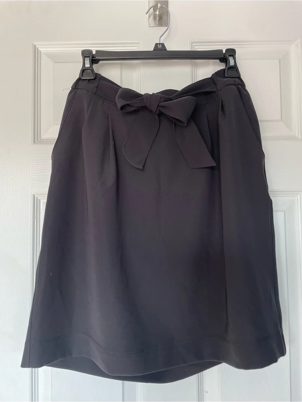 lululemon athletica Black A-Line Skirt with Front Panels